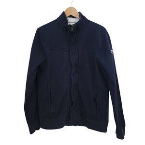 Vintage Abercrombie & Fitch New York Navy Men's Speckled Jacket Sz M